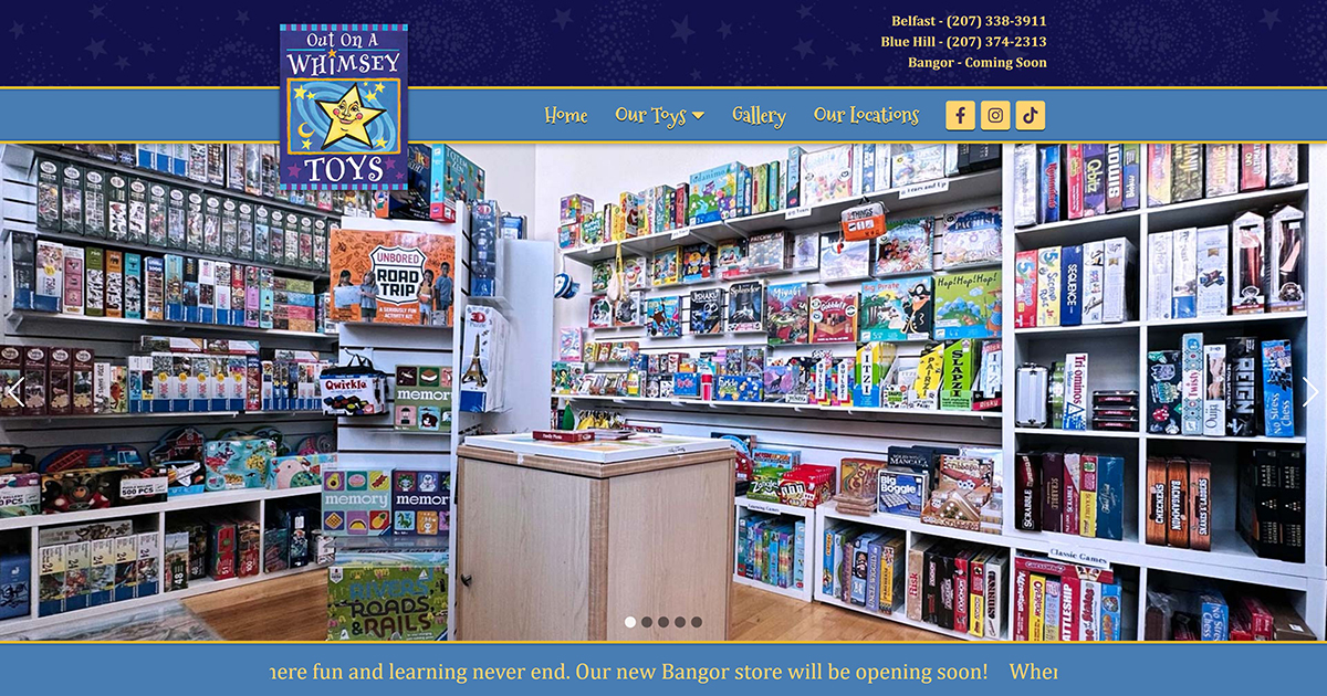 Out On A Whimsey Toys Maine Toy Store Educational Toys, Art & Craft